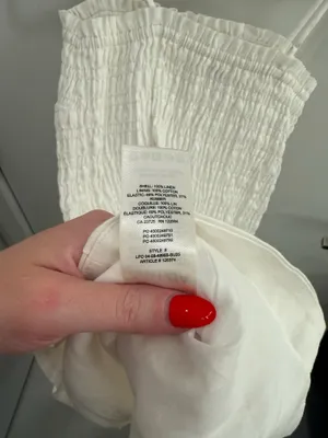 Wilfred Aritzia White Smocked Mini Dress Size XS thumbnail 5