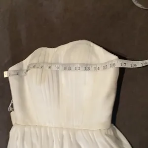 Women’s Elegant Ivory Short Prom Party Formal Dress Size S NWT **READ FLAW thumbnail 11