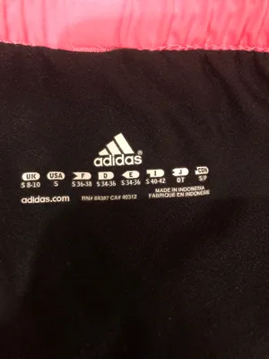 Adidas pink and black workout shorts thumbnail 3