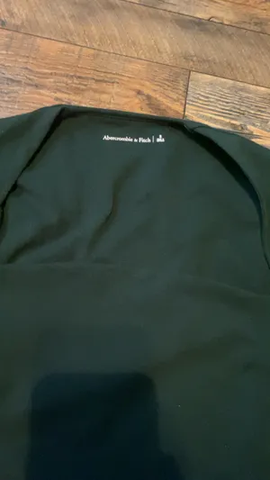 Abercrombie & Fitch Dark Green Long Sleeve Top thumbnail 2