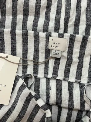 a new day Navy and White Striped Mini Sundress thumbnail 8