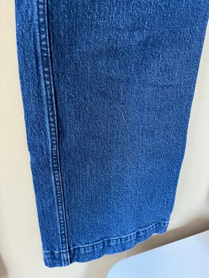 Abercrombie The 90s Relaxed Jean High Rise Blue Wide-Leg Jeans thumbnail 7