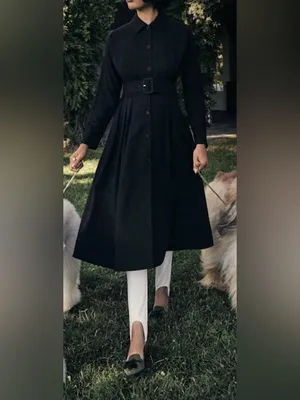 NEW REFORMATION Nara Smith VOW Belted Long sleeves black midi dress sz 0 thumbnail 2