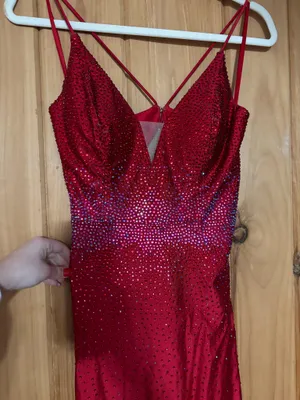 Prom Dress Red Size XS thumbnail 4