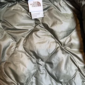 THE NORTH FACE Olive Quilted Down Jacket thumbnail 6