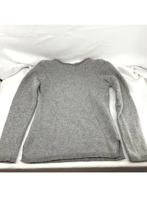 ITALY MADE BENEDETTAB. wool grey cashmere jumper sweater s bust from32 to 42in thumbnail 4