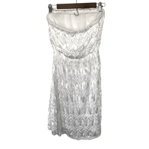 Poetry Strapless White Lace Mini Dress‎ Women's Large Bridal Wesern Strapless thumbnail 4