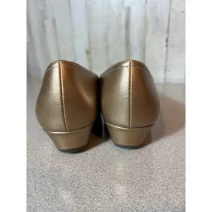 Womens‎ LifeStride Fulton Wedge Loafers 10M Gold Flex Comfort thumbnail 3