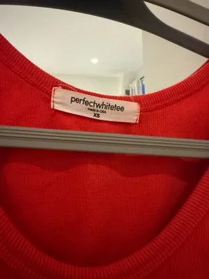 Perfectwhitetee Tank Red Size XS thumbnail 3