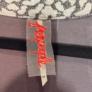 Free People Grey Leopard Print‎ Racerback Tank Dress M Racerback Mini Dress thumbnail 3