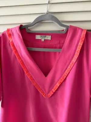 CROSBY by Mollie Burch Top Pink thumbnail 2