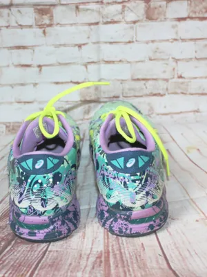 Asics GEL-Nimbus Dynamic Duomax Running Shoes T676N Purple Neon Yellow sz: 9 thumbnail 7