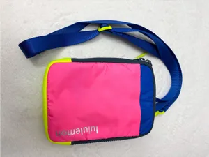 Lululemon Easy Access Crossbody Color Block Neon‎ Pink Highlight Bag thumbnail 1