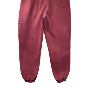 Comfrt Airplane Mode Signature Fleece Sweatpants‎ Maroon Red Joggers Womens M thumbnail 9