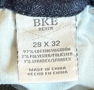 BKE Payton Jeans Womens 29x32 Blue Mid Rise Bootcut Stretch Denim Buckle Y2K thumbnail 8