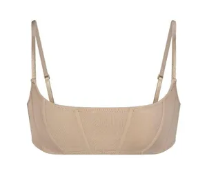 SKIMS NWT Micro Corset Bikini Top - Desert and Bottom cheeky tanga size S thumbnail 8