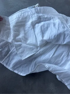Vintage Abercrombie & Fitch 100% cotton mini skirt with blue tie up detail - XS thumbnail 9