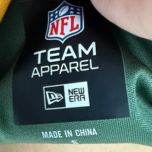 NFL Green Bay Packers Women's Green V-Neck Jersey with Sequin Lettering Sz S NWT thumbnail 9