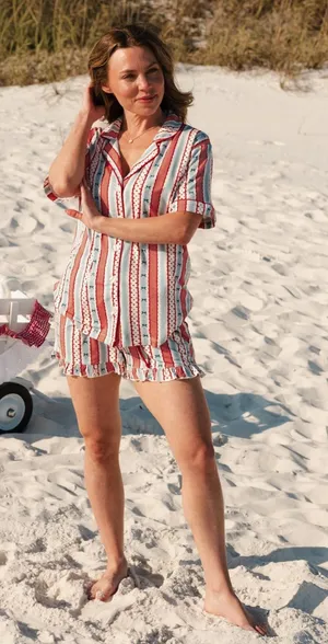 In my jammers Heritage Striped Women's Short Set size xs NWT thumbnail 1
