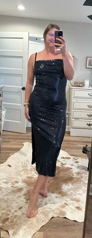 Bebe Sequin Dress thumbnail 1