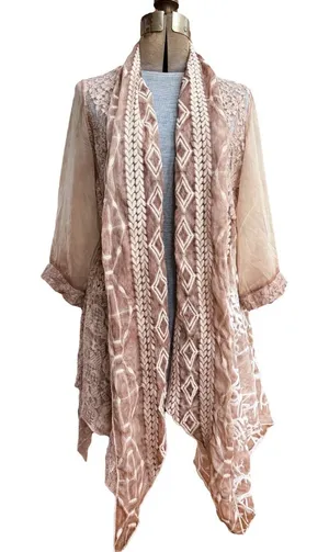 Bohemian, Victorian, Lace, Sheer, Embroidered, ALL THE THINGS, Gorgeous Topper thumbnail 1