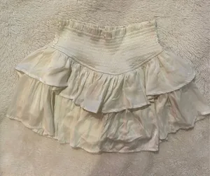 Altar’d State Flowy White Skirt thumbnail 1