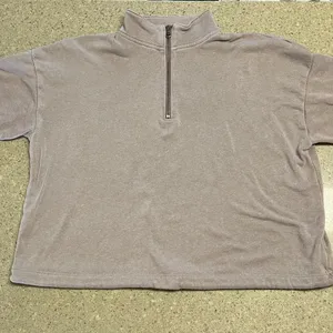 American Eagle Cropped Half Zip Pullover thumbnail 3