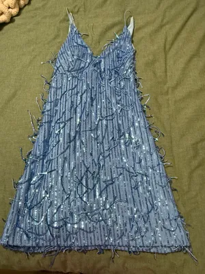 blue mini dress Size 0 thumbnail 3