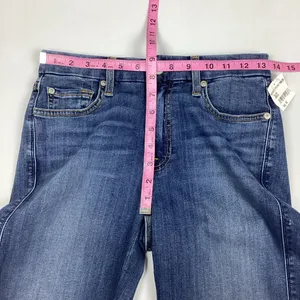 7 For All Mankind Skinny Jeans Size 27 Medium Wash New with Tag thumbnail 10