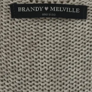 Brandy‎ Melville Beige Cotton Blend Knit Crop Tank Top Scoop Neck One Size thumbnail 4