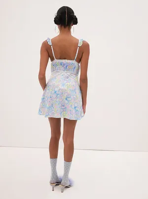 For Love And Lemons Floral Dress thumbnail 3