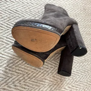 Dolce Vita Vergo Platform High Heel Booties, Galaxy Grey Suede thumbnail 4