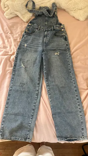 SheIn denim overalls thumbnail 1