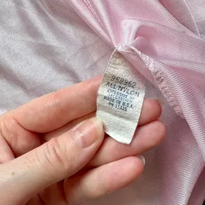1960s Vintage Pink Maxi Slip L thumbnail 6