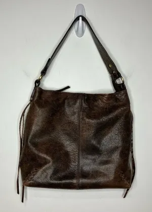 Noni Bossi brown leather hobo‎ bag thumbnail 1