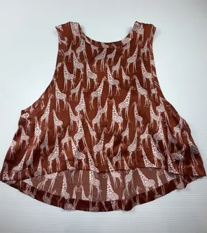 Free People Giraffe Silk‎ Tank Small thumbnail 1