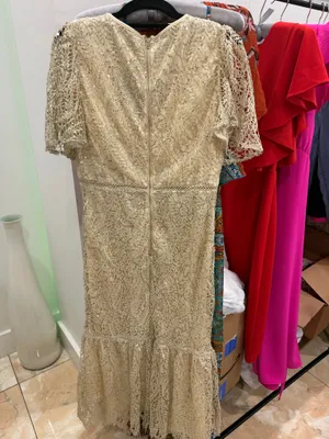 Women’s gold elegant just me dress thumbnail 6