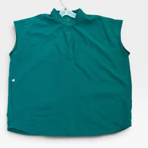 FIGS Women's Rafaela Oversized Scrub Top green size large thumbnail 3