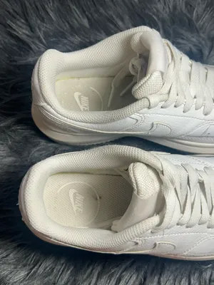 Nike Court Vision Alta White Leather Platform Sneakers Size 5 thumbnail 9