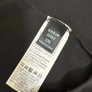 SHEIN Curve Black Mini Skirt Skort With Shorts Built In Stretchy 1XL thumbnail 3