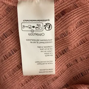 By Anthropologie L/S Sheer Striped Crop Blouse Rose Color Flowy Sz 3XL Tie Bow thumbnail 5