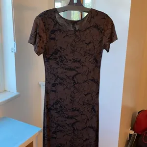 Vintage Brown Long‎ Dress thumbnail 7