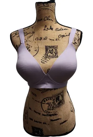 Bali Comfort Revolution Lavender‎ Wireless Bra Smooth Seamless Everyday Wear thumbnail 1