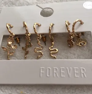 Forever21 earrings, 3 pairs, new thumbnail 1