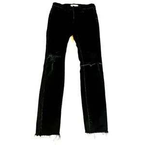 Madewell 9” High Rise‎ Skinny Distressed Knees Womens Size 25 Faded Black Jeans thumbnail 3