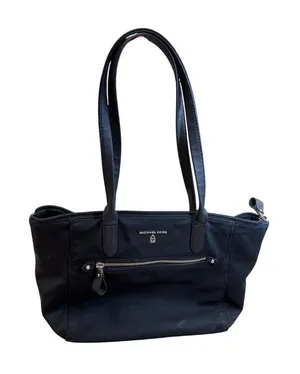 Michael Kors womens black canvas handbag tote SKU 7990 thumbnail 1