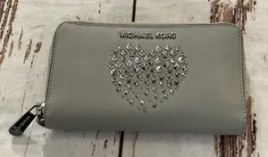 Michael Kors Cross‎ Grain Leather Embellished Wallet thumbnail 1