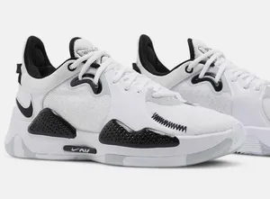 Nike PG 5 TB 'White Black' DA7758-100 Men's Shoes. thumbnail 1