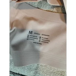 OEAK Women Wireless Seamless Scalloped Bra Blush Pink Size Medium NEW thumbnail 5
