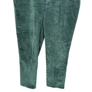 Lauren Ralph Lauren Womens Green Corduroy Straight Leg High Rise Pants Size 14W thumbnail 8